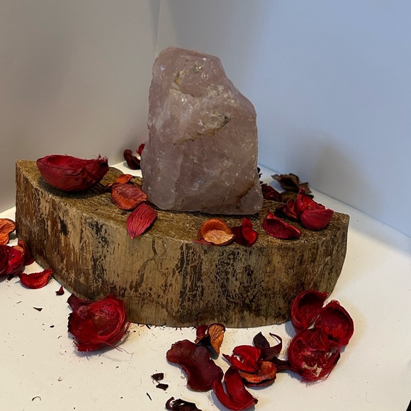 SOLD Rose Quartz Chunk - Picture 1 of 17